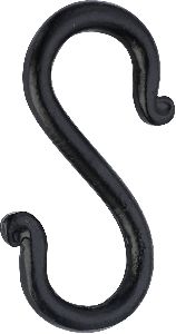 S type cast iron coat hook