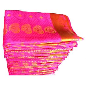 Cotton Silk Uniform Saree