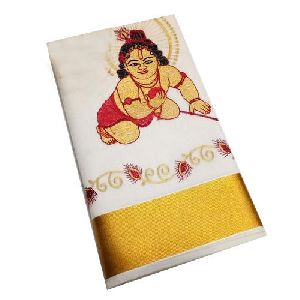 Embroidery Soft Cotton Saree