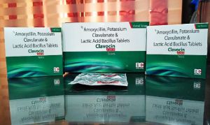 Amoxycillin, Potassium Clavulanate and Lactic Acid Bacillus Tablets