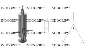 INDOGRIP Side Exit Cross Gripper M4 Screw