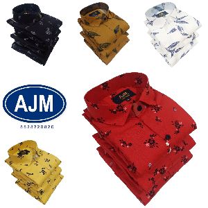 Mens Shirt Floral Print AJM Exports Shirts