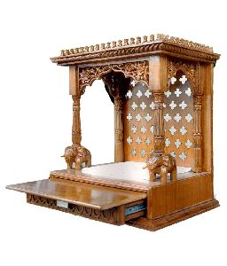 wooden mandir