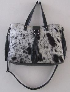 Hairon Leather Handbag