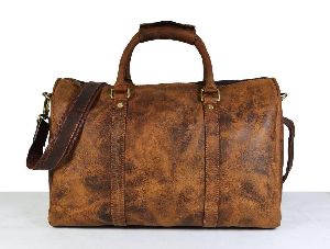 SPLLB -5001 Leather Duffle Travel Bag