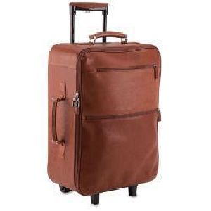 SPLLB -5013 Leather Luggage Trolley Bag