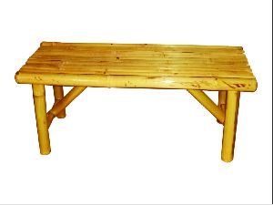 Bamboo Rectangular Bench