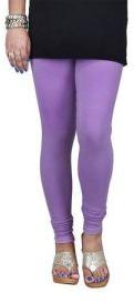 Light Lavender Cotton Lycra Churidar Leggings