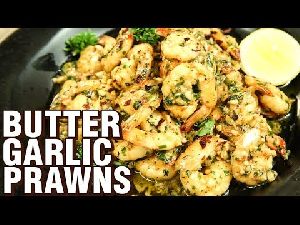 Butter Garlic Prawns