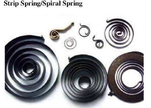 Strip Spiral Spring