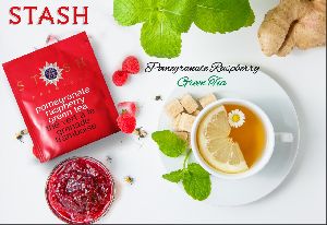 POMEGRANATE RASPBERRY GREEN TEA SACHET