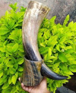 Drinking Horn with stand