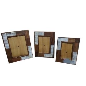 Wooden and Horn Photo Frame