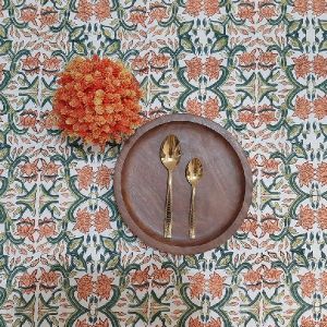 Hand Block Printed Traditional Tablecloth