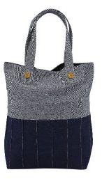 12 Oz Designer Denim Fabric Tote Bag With Inside Polyester Lining