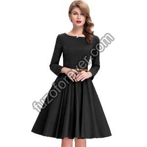 Black Kiya Designer Dress