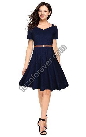 Blue Isha 61 Designer Dress