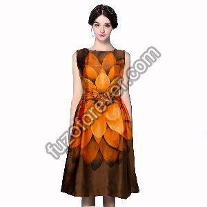 Liza Orange Dresses