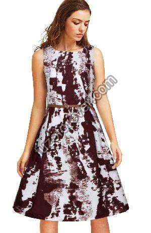 Maroon Vivo Designer Dress