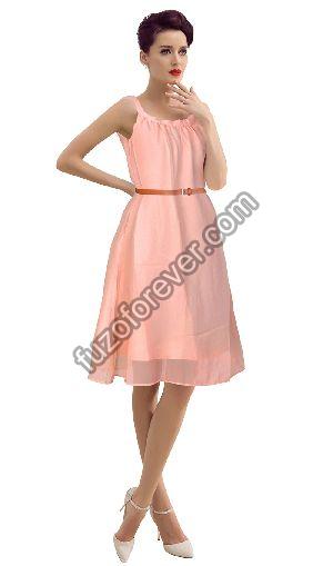 Peach Isha 82 Designer Dress