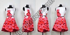 Red Eliza Designer Dress