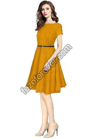 Yellow Isha 211 Designer Dress