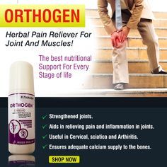 ORTHOGEN HERBAL OIL FOR MUSCLE AND JOINT PAIN RELIEVER