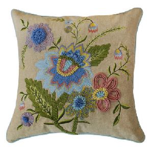 Embroidered Cushion Cover