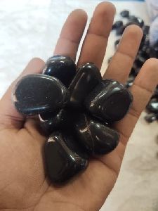 Black Tumbled Stone