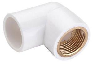 UPVC Brass 90 Degree Elbow