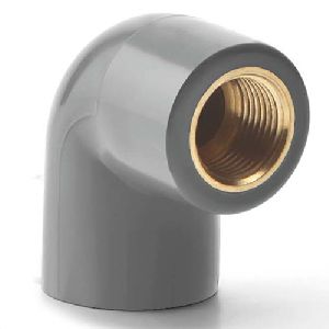 UPVC Brass Grey Elbow