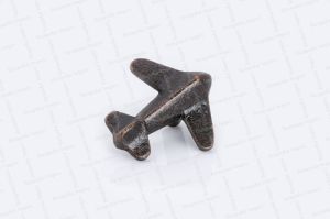 Cast Iron Plane Design Cabinet Knob