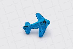 Cast Iron Plane Design Painted Cabinet Knob