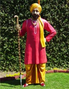 Fiber Jatt Statue