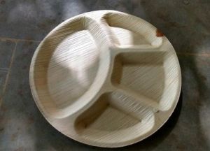 Areca Leaf Compartment Plate