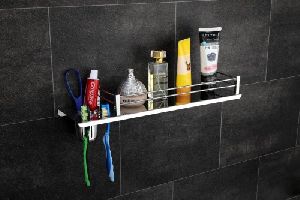 Crome Finish Bathroom Wall Shelf