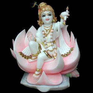 Marble Laddu Gopal Statue