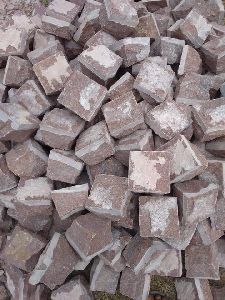 Pink machine cut Cobblestone