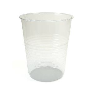 transparent disposable glass