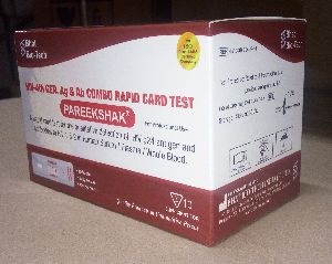 PAREEKSHAK HIV 4th Gen. Ag & Ab COMBO RAPID CARD TEST