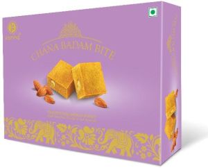 Chana Badam Bite Burfi