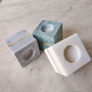 Marble tlight holder