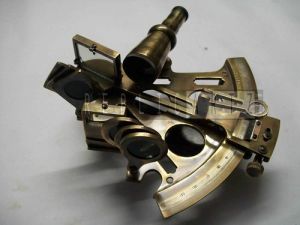 Brass Slow Motion Nautical Sextant