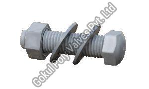Polypropylene Nut and Bolt with Double Washer