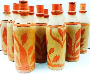 Earthern Eco friendly Clay Bottle