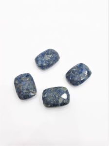 Faceted Semi Precious Lapis Stone