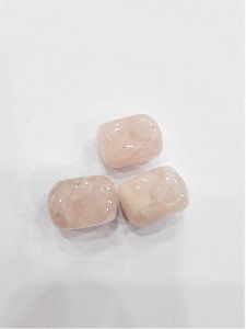 Semi precious rose quartz tumble stone