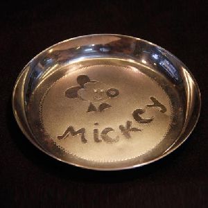 Silver Baby Plate