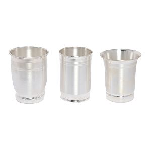 silver glass set