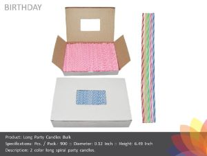 Long Party Candle Bulk